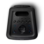 caixa de som philips party 1600w preto tax5208