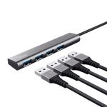 hub trust halyx usb-c 4 portas usb-a alumínio 24948