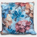 almofada marjom fibra siliconada 10x45x45 cor 18 estampa floral (mp)