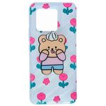 capinha de celular xiaomi 13 pro veryrio flores e urso com suporte transparente (mp)