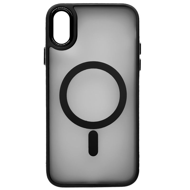capa de celular space iphone xr com magsafe preto (mp)