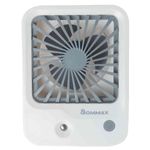 ventilador portátil bommax com umidificador bm-a158 branco e cinza (mp)