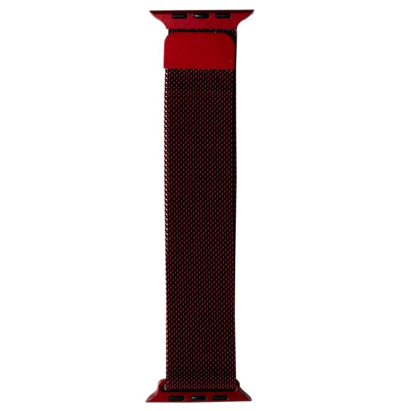 pulseira de metal para apple watch 42/44/45/49mm vermelho (mp)