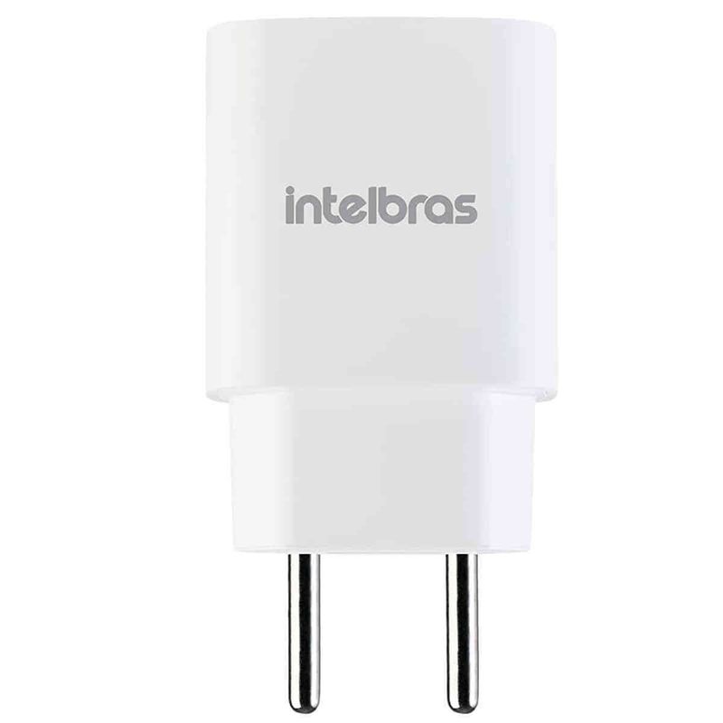 carregador intelbras rapido ac/dc fonte usb ec 11 fast 15w branco (mp)