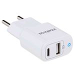 carregador intelbras rapido ac/dc fonte usb ec 11 fast 15w branco (mp)