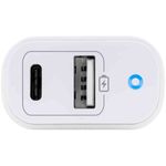 carregador intelbras rapido ac/dc fonte usb ec 11 fast 15w branco (mp)