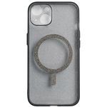 capinha de celular iphone 13 bibi cell preto transparente com glitter (mp)