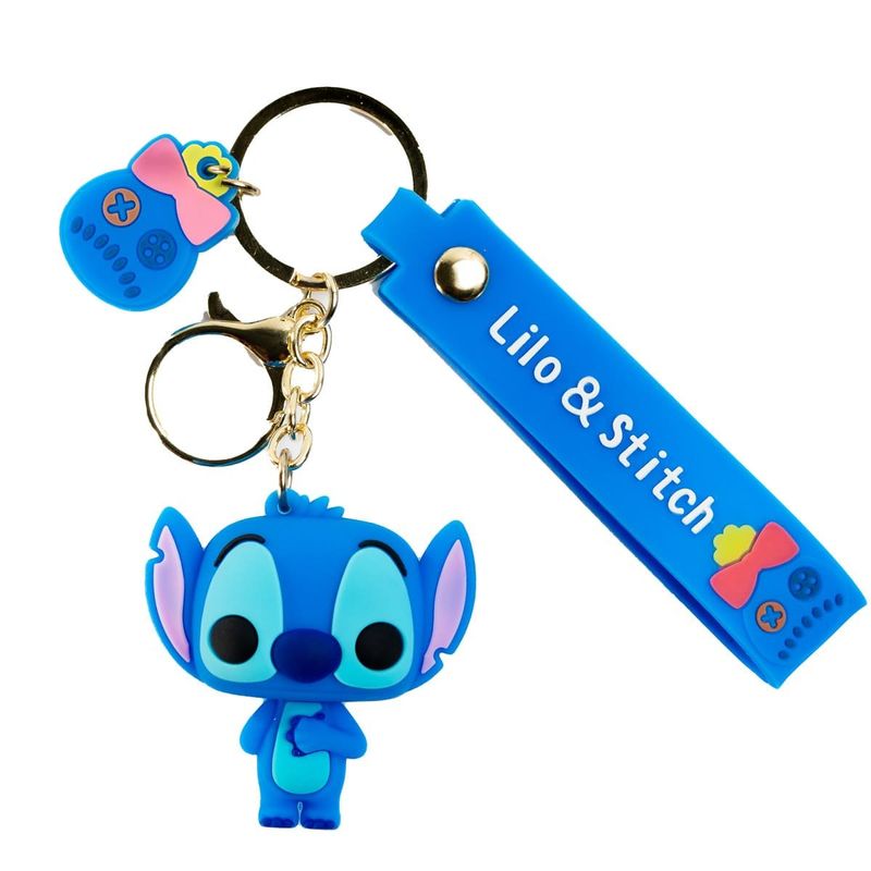 chaveiro vizzageek stitch azul (mp)