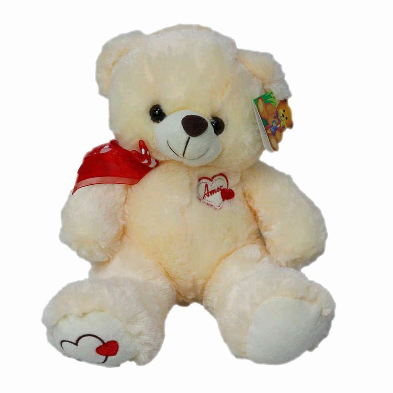 pelúcia fizzy urso com laço 28cm (mp)