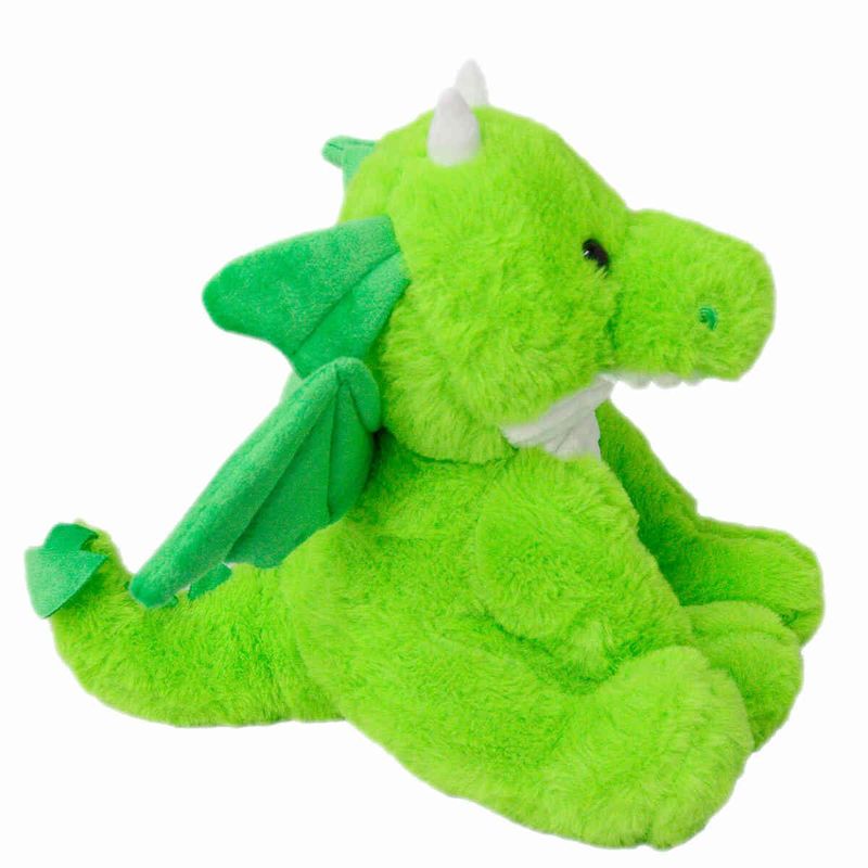 Pelúcia Dragão Verde com Asas 28cm Fizzy