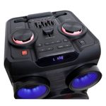 caixa de som amplificada polyvox torre 2500w preta xt-2212t