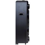 caixa de som amplificada polyvox torre 2500w preta xt-2212t