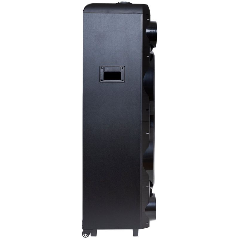caixa de som amplificada polyvox torre 2500w preta xt-2212t