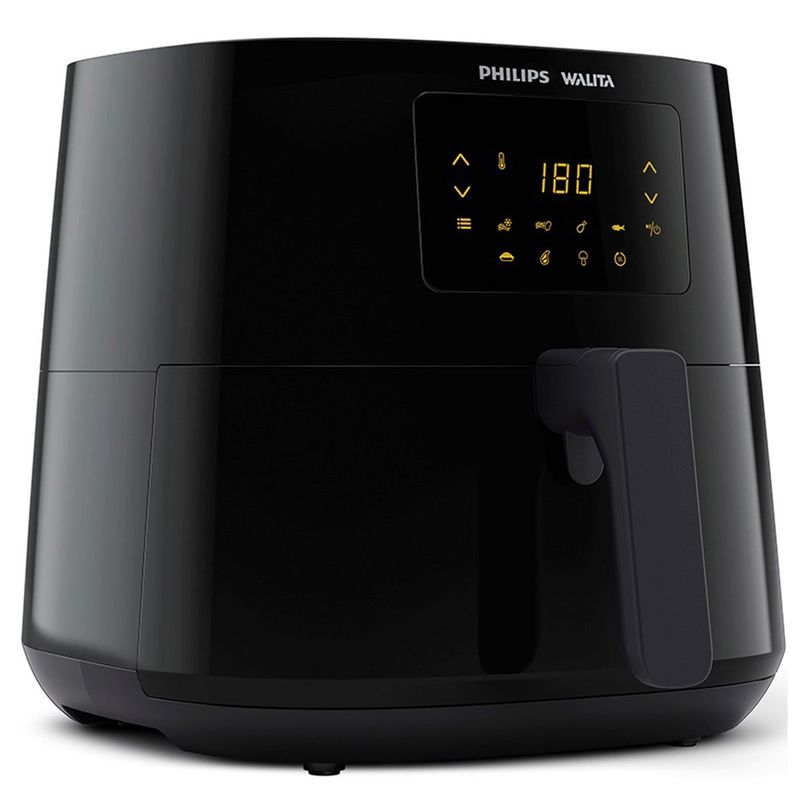 fritadeira philips walita air fryer 6,2 litros essential xl digital preta ri9270/90