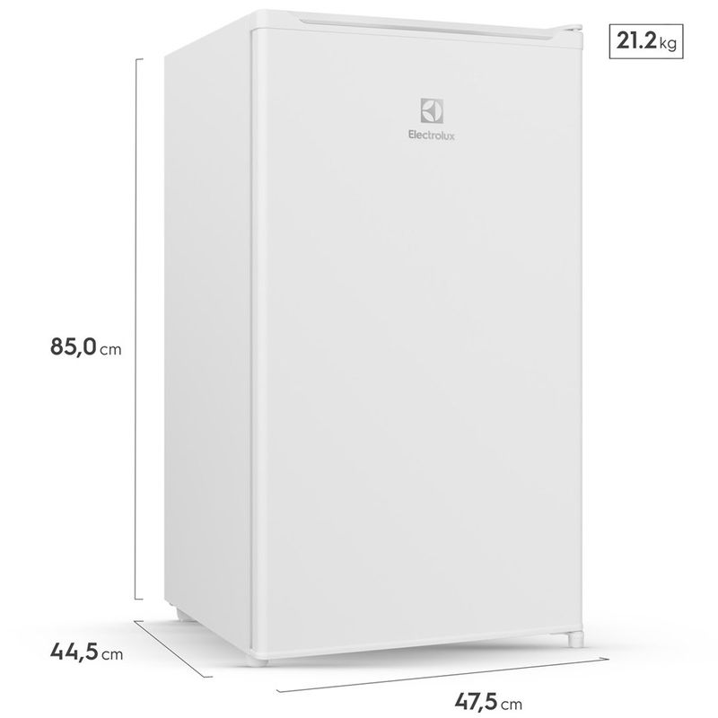 frigobar electrolux 90 litros efficient controle de temperatura branco em90