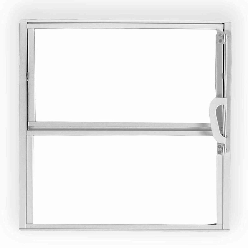 janela basculante de alumínio vidro mini boreal mgm 40x40cm soft branco (mp)
