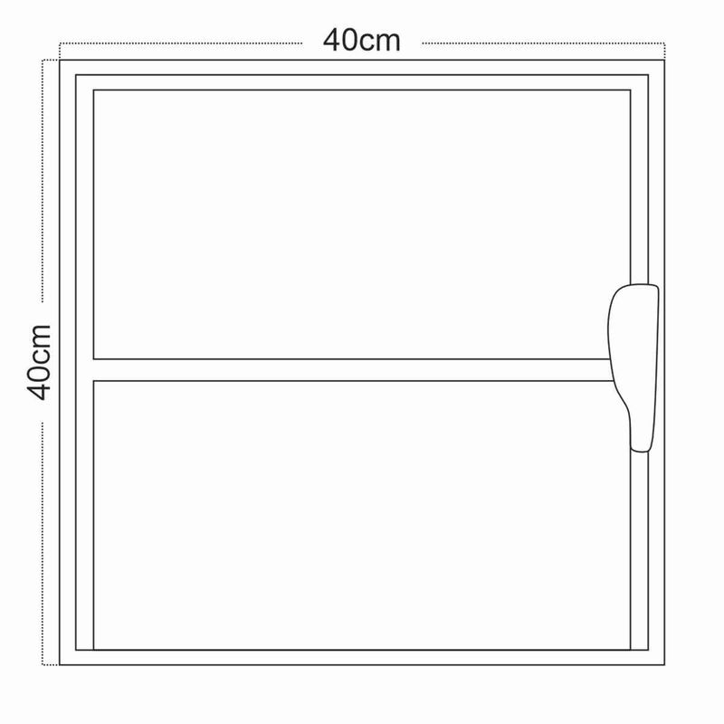 janela basculante de alumínio vidro mini boreal mgm 40x40cm soft branco (mp)