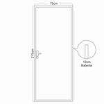 porta de aço laminada direita 215x75cm minas sul branca mgm (mp)