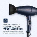 secador mondial infrared 2000w azul scp-01-ir