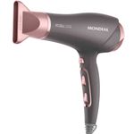 secador mondial 2000w grafite e rosê scn-11