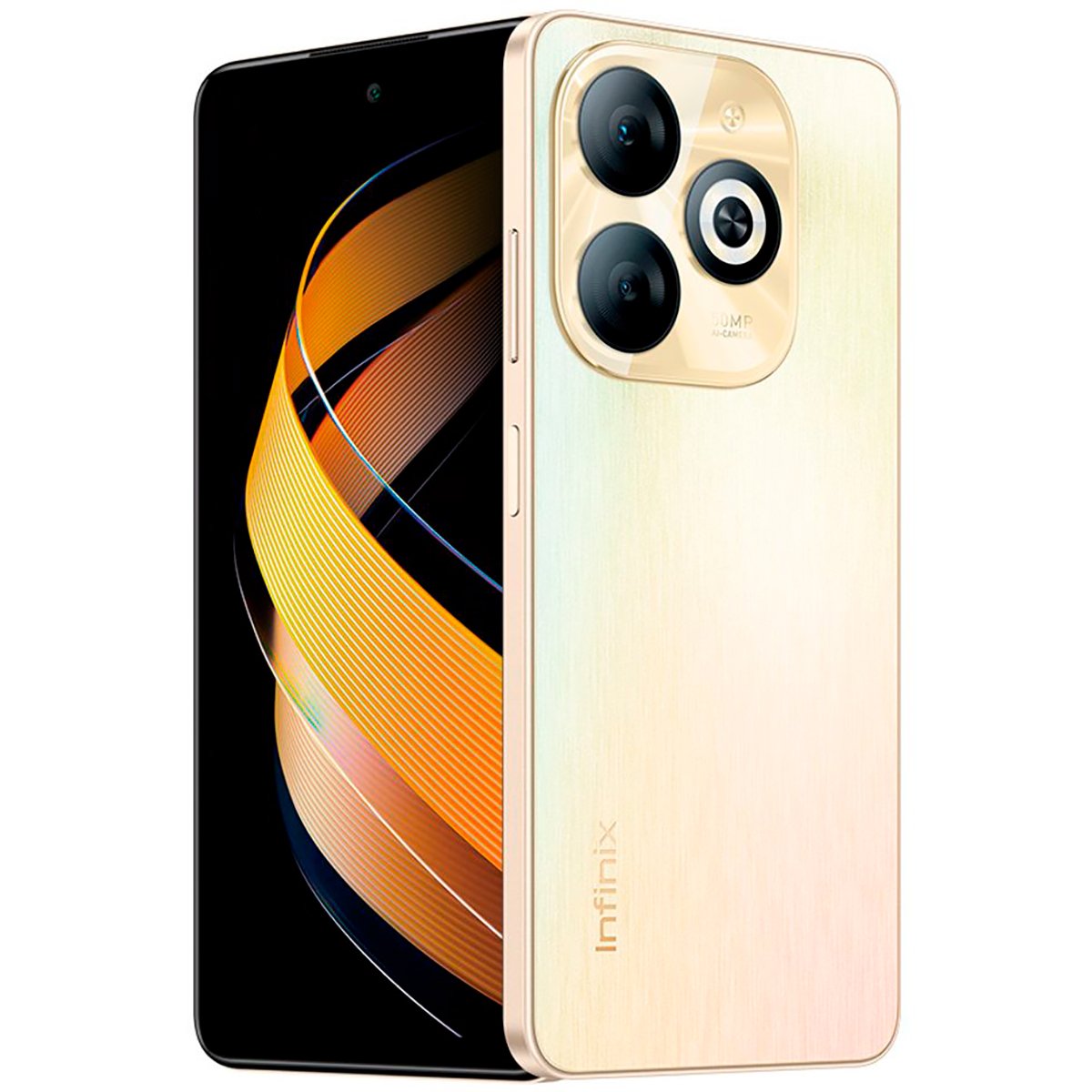 Smartphone 256GB Dourado Câmera 50MP Tela 6.6