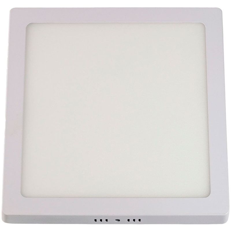 painel led bronzearte quadrado sobrepor bivolt 18w 6500k (mp)