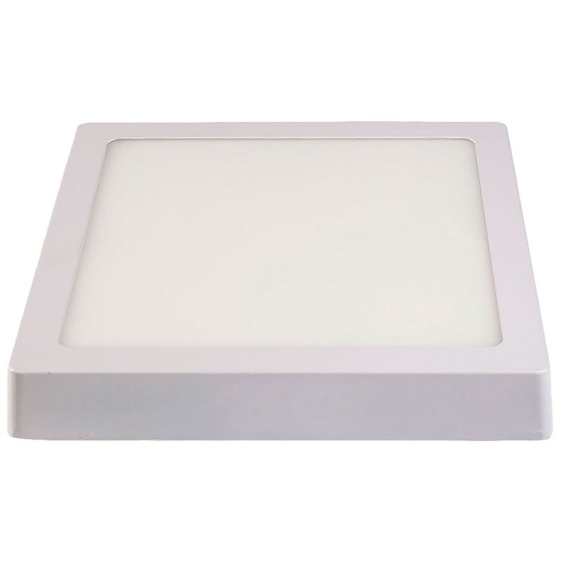 painel led bronzearte quadrado sobrepor bivolt 18w 6500k (mp)