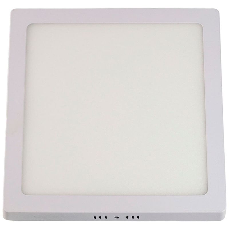 painel led bronzearte quadrado sobrepor bivolt 24w 6500k (mp)