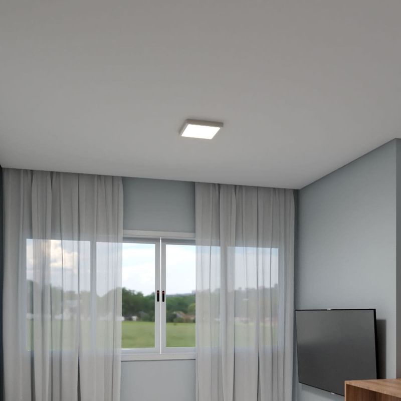 painel led bronzearte quadrado sobrepor bivolt 24w 6500k (mp)