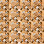 piso cerâmico bold granilhado incefra 45x45cm laranja 5323 caixa 2,32m² (mp)