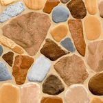 piso cerâmico bold granilhado incefra 45x45cm laranja 5323 caixa 2,32m² (mp)