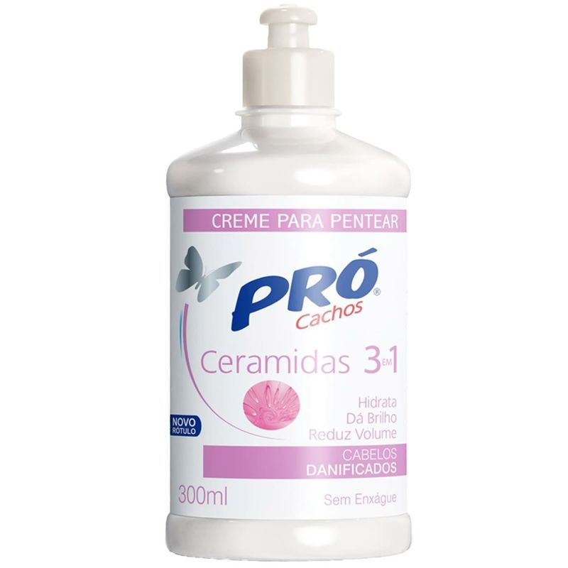 creme de pentear pró cachos ceramidas 3 em 1 300ml (mp)
