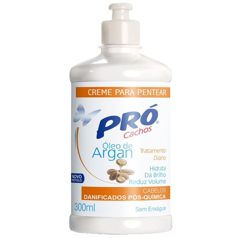creme de pentear pró cachos óleo de argan 300ml (mp)