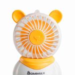 mini ventilador branco e amarelo (mp)