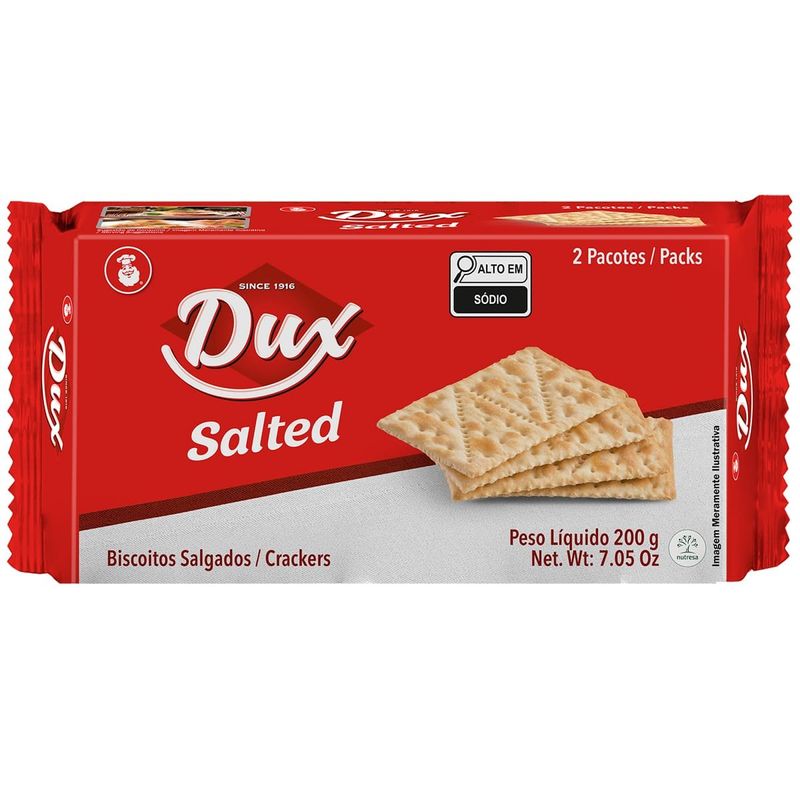 biscoito crackers dux golden original 200g