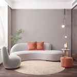 tapete são carlos tufting relex 190x40cm areia 309632