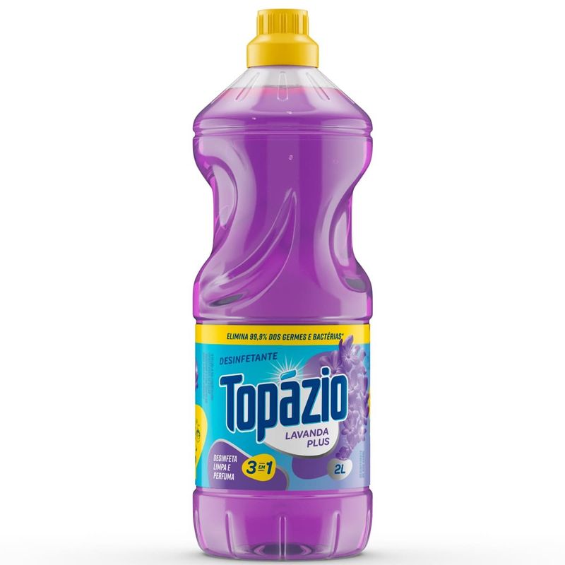 desinfetante topázio lavanda plus 2 litros