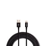 cabo usb-c intelbras 1.5 metros nylon eucc 15np preto