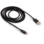 cabo usb-c intelbras 1.5 metros nylon eucc 15np preto