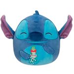 pelúcia sunny girls kidult squishmallows disney 22cm stitch (mp)