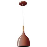 pendente aquarela gota bronzearte 1 luz e27 terracota (mp)