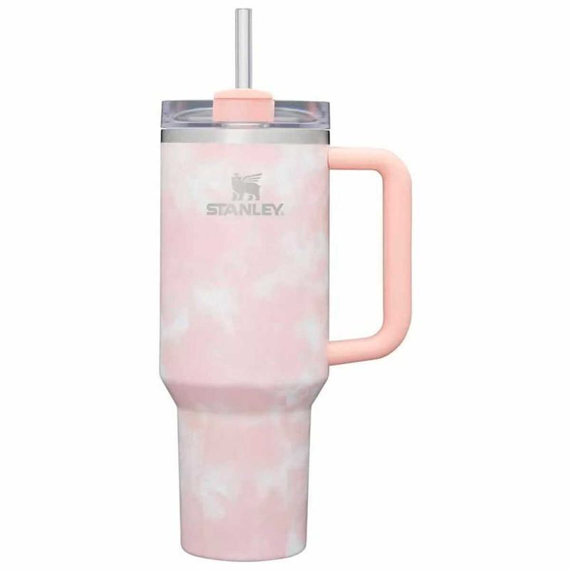 copo térmico quencher stanley peach tie-dye 887ml (mp)