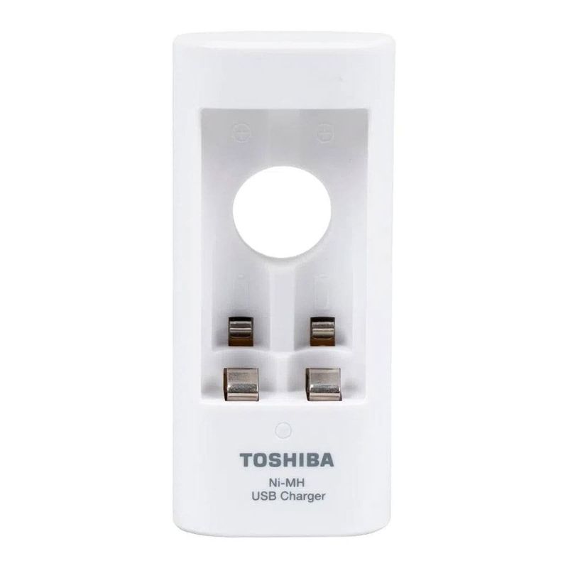 carregador de pilhas toshiba usb aa/aaa com 2 aa 73204 (mp)