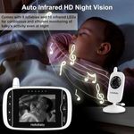 babá eletrônica hellobaby câmera digital e visão noturna lcd branco a-bi