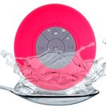 caixa de som h'maston microfone integrado 5w bts-06 rosa (mp)