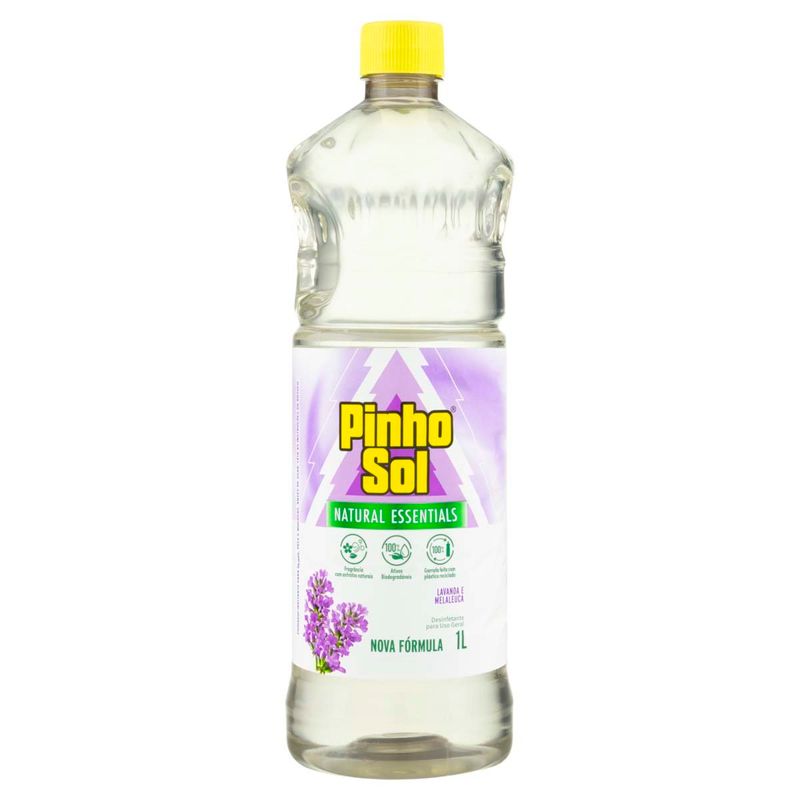 desinfetante pinho sol naturals lavanda e melaleuca 1l