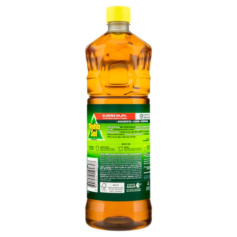 desinfetante pinho sol original 1l