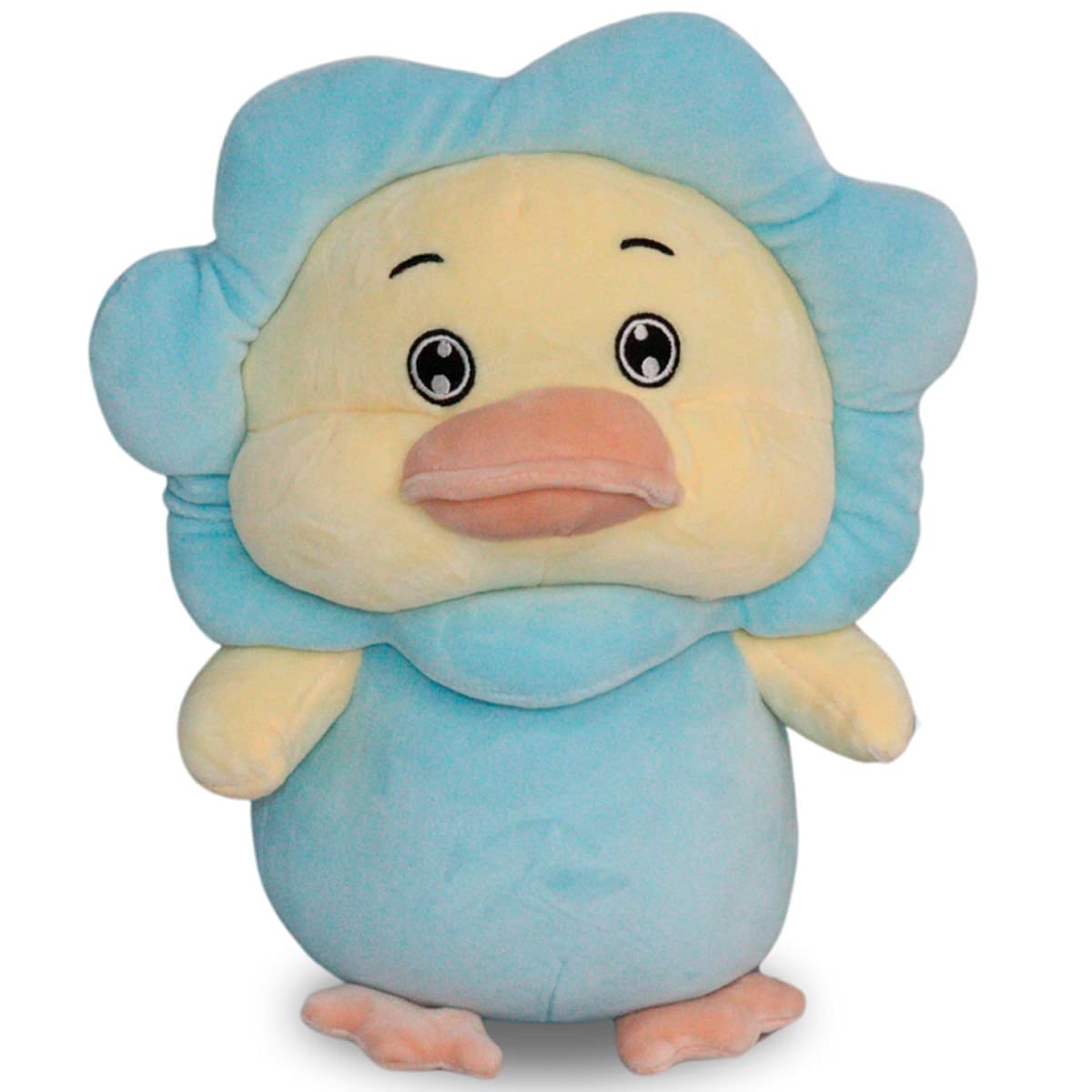 Pelúcia Pato com Capuz de Flor Sunn Toys CH1725