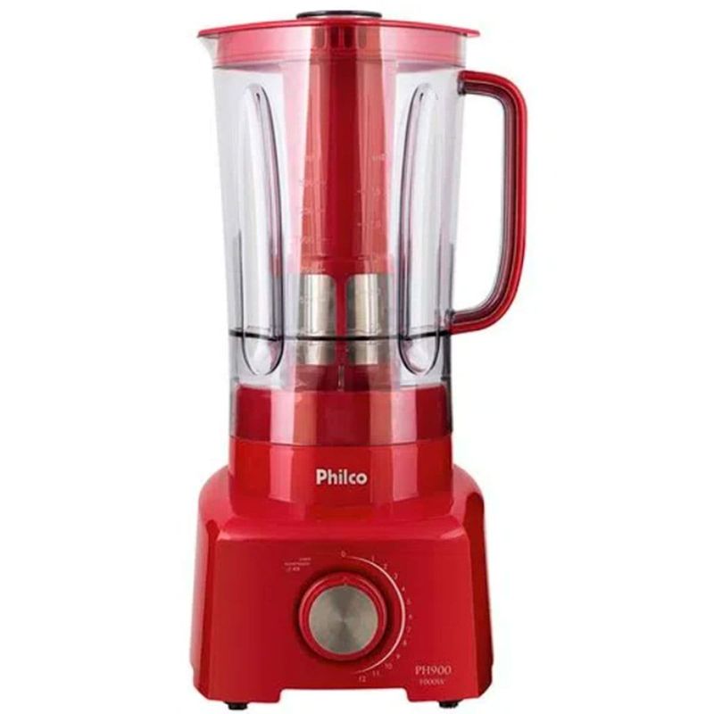 liquidificador philco 1200w vermelho ph900