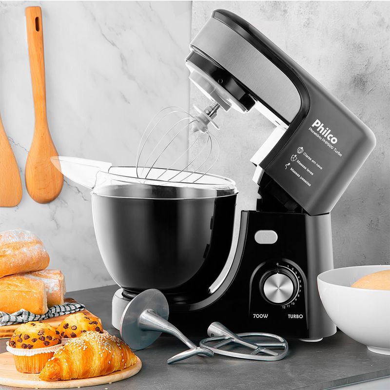 batedeira planetária philco turbo preto php500p